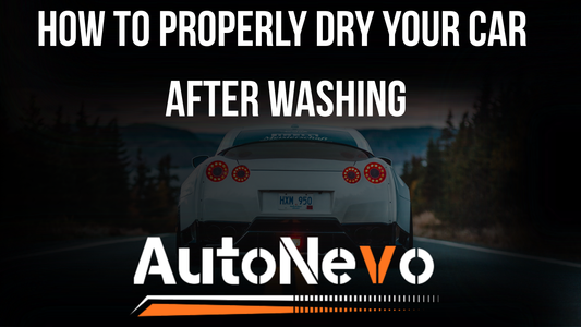 How to Properly Dry Your Car After Washing